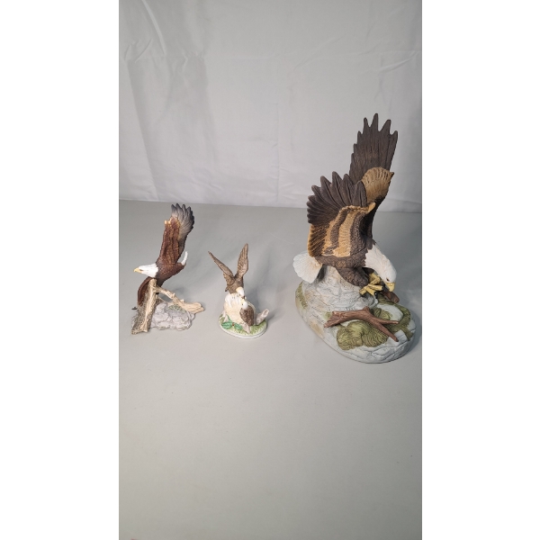 Decorative Eagle Figures Including American Eagle Gallery & Carnat International 