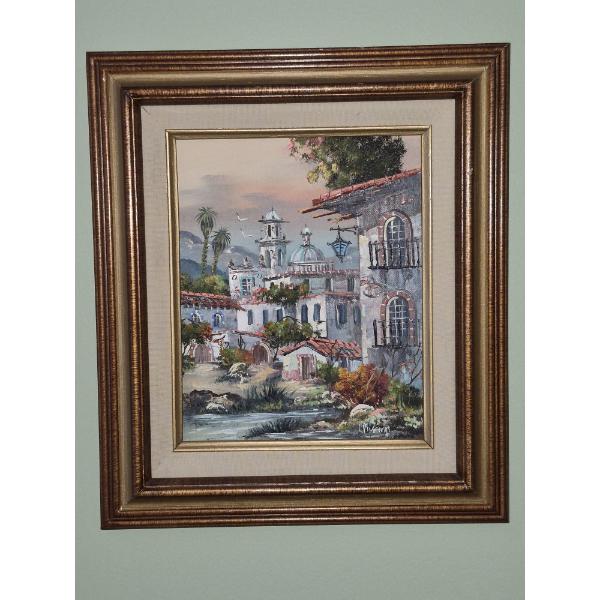 PICKUP IN NORTHFIELD - B/R:  2nd Of 4 Signed Oils On Canvas: 13 x 15 O/A Image Is 9.5" x 7.5" 