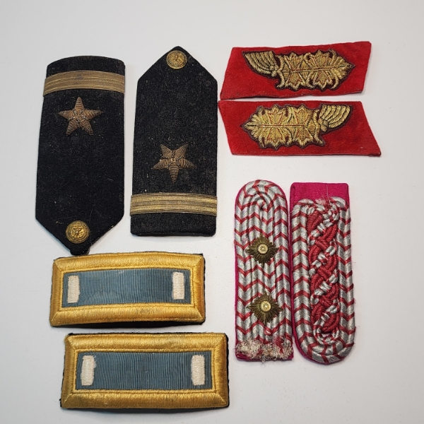 Collection of Various Historical U.S. Military Shoulder Boards 