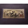 Image 1 : Exceptional $5.00 Educational Note - Gold Back .999 - 24K Bill In Protective Holder - Mint Condition