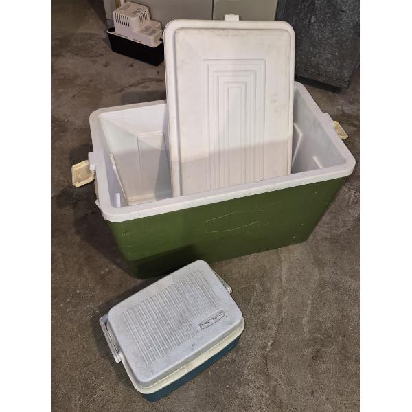 PICKUP IN CANTON -  large & Small Rubbermade Coolers - Lot of 2 items - See Pics