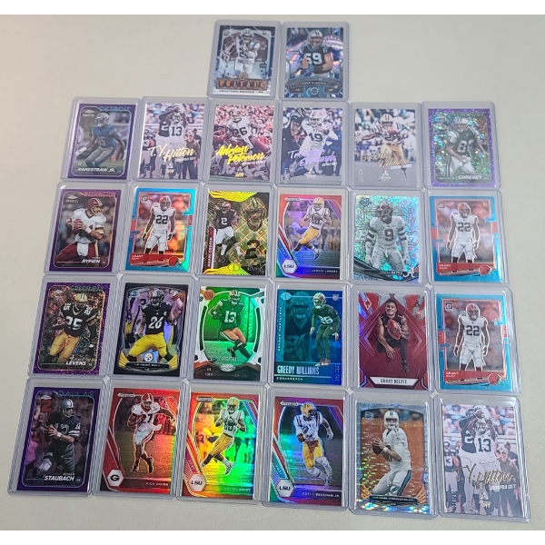 Assorted Topps & Panini Numbered Parallels /299 Football Cards