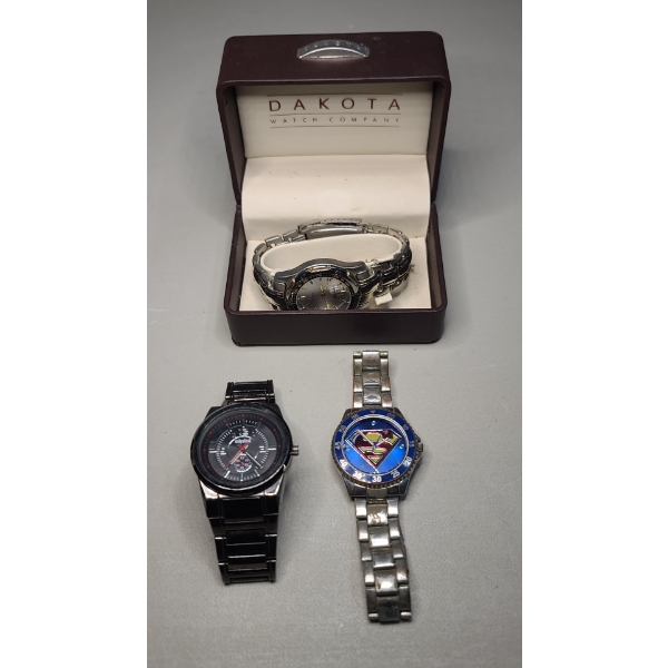 Lot Of (3) Men's Quartz Wristwatches - Unlisted, Rumours, Accutime