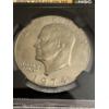 Image 2 : 1974 United States Eisenhower "DON'T TREAD ON ME" Dollar - Graded By NGC - Mint Condition