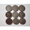 Image 1 : Nine Assorted United States Liberty Head "V" Nickels ~ Face Value of $0.45 