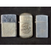 Image 1 : Three Assorted Vintage Lighters Ft. Trimlite Austria Champ, Zippo & Winston 