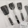 Image 2 : Kitchen Lot: Silicone Oven Mitts, Spatulas, Pinch Grips, Corkscrew, and Stainless Steel Flatware Set