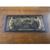 Image 2 : Jefferson $2 Collector Gold Foil .999999 - 24K Gold Note In Protective Holder - Mint Condition
