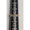 Image 10 : Sterling Silver Cross 19" Necklace With Diamonds & Sterling Silver Rings - Total Weight: 10.4g