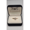 Image 1 : 14K Gold Solitaire Engagment Ring With Approx 1/2 Carat Round Cut Diamond - Size 7 - Weight: 2.2g