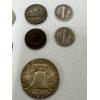 Image 6 : Small Coin Collection Including Silver Half Dollar, Mercury Dimes, Silver War Nickel & Others