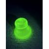 Image 2 : Degenhart 1776-1976 Uranium Green Glass Liberty Bell - ~ 2 inches