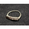 Image 1 : 10K Gold Ring Ft. Clear Stones Weighing 2.3 Grams