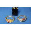 Image 1 : Costume Fashion Bangle Bracelets & Bow Earrings