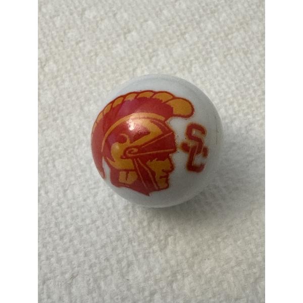 Vintage USC Trojans College One Inch Shooter Marble - Mint Condition