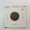 Image 1 : RARE 1865 Indian Head Cent - Scarce Date Early Cent! 