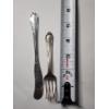Image 8 : Reed & Barton Sterling Silver Fork & Knife With Stunning Dancing Flowers Design Weighing 42 Grams