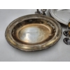 Image 2 : Silver-Plated Items: 2 Serving Trays and 6 Small Goblets - TW: 2.0lbs