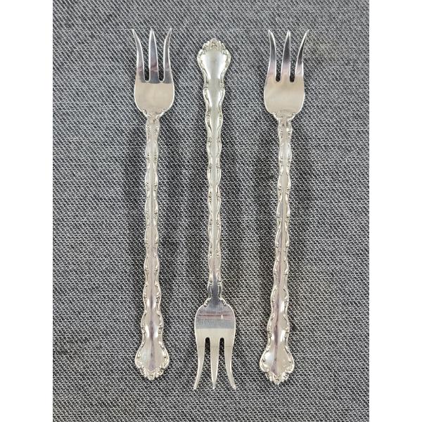 Three Nice Sterling Silver Forks Weighing 60.8 Grams