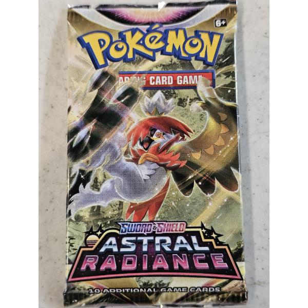 Pokemon Trading Cards - Sword & Shield Astral Radiance - 1 Pack of 10 Cards