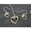Image 6 : Sterling Silver Jewelry Assortment Ft. Necklace, Matching Earrings & Many Rings - 61 Grams Total