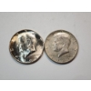 Image 1 : Two 1964 90% Silver Kennedy Half Dollars Face Value: $1.00