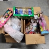 Image 1 : HUGE Assortment of Collectible Plushies, Beanie Babies & Even New In The Box Barbie's