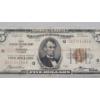 Image 3 : United States 1929 $5 Federal Reserve Of Chicago Brown Seal National Currency Banknote - FV $5