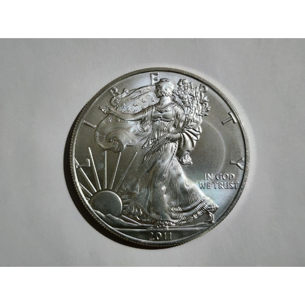 2011 American Eagle 1 Oz Fine Silver Round