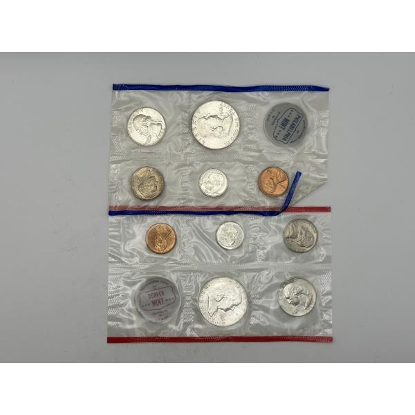 Two 1962 United States Silver Proof Sets in Original Package - Includes Both Philadelphia and Denver