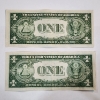 Image 6 : Two United States 1935 D Blue Seal $1 *Consecutive Serial Number* Silver Certificates