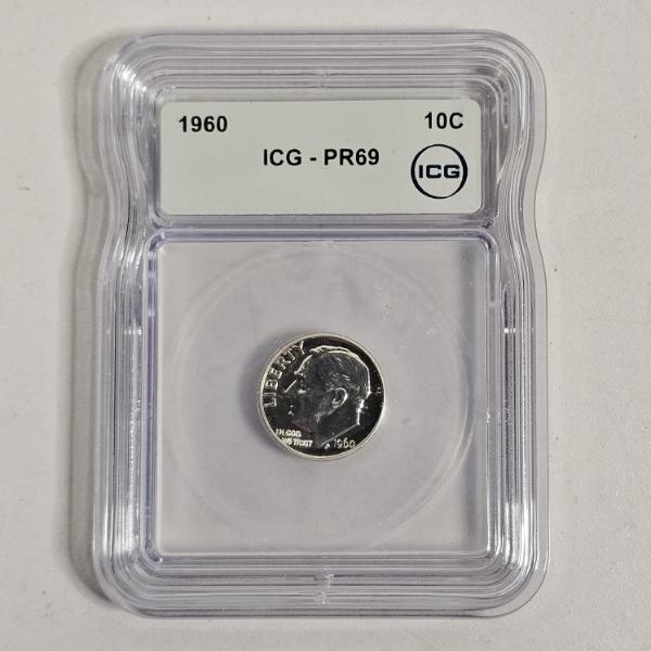 ICG PR69 1960 Roosevelt Dime