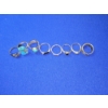 Image 9 : Lot of Assorted Silver/Turquoise Jewelry