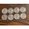 Image 1 : 90% Silver - Walking Liberty Half Dollars - FV $4.00 - 1942, 1943 (3), 1944, 1945 (3) 
