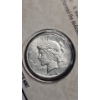 Image 2 : 1922-S Silver Peace Dollar in First Commemorative Mint Display With Stamp