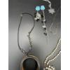Image 4 : Lot of Costume Jewelry - Hot Pink Necklace - Necklaces - Bangle Bracelet - Bracelets - Pendants 