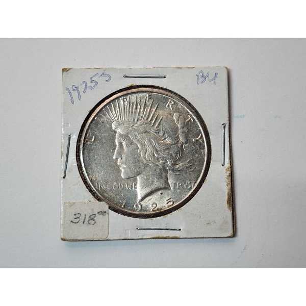 1925-S Silver Peace Dollar - BU-Like 