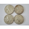 Image 6 : Four Assorted Years 90% Silver Walking Liberty Half Dollars - FV: $2.00