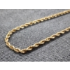 Image 5 : STUNNING 14K Yellow Gold Rope Chain Necklace Weighing 6 Grams Total