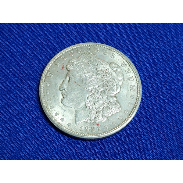 1921- D Morgan Silver Dollar