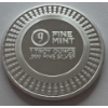 Image 2 : One Troy Oz 0.999 Fine Silver Radial Round- Manufactured by 9Fine Mint- Incredible Condition. 