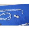 Image 3 : Lot of Assorted Crystal Costume Jewlery: Bracelets, Necklaces, Earrings