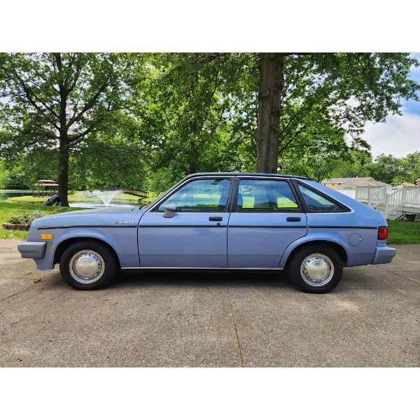 1983 Chevrolet Chevette Blue Hatchback 4 Door Car with Only 9,200 Miles! ~ NICE CLEAN CAR IN & OUT!