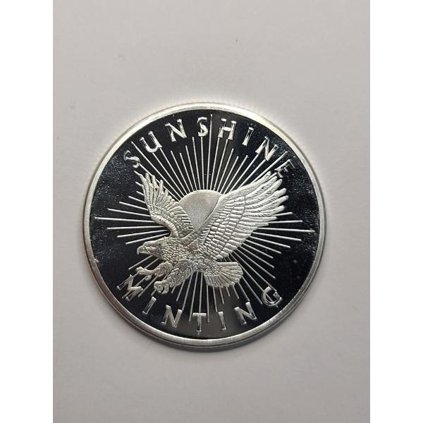 Sunshine Minting 1/2 Troy Oz .999 Fine Silver Round