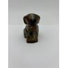 Image 2 : Adorable Degenhart Dog Figurine - Toffey Slag - ~2.5 inches