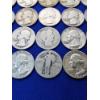 Image 5 : Lot of Assorted Years Silver Quarters: Including Standing Liberty & Washington FV: $10.00