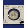 Image 1 : 1914- J High-Grade German Empire 1 Mark Silver Coin MS++