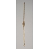 Image 2 : 10K Gold Tricolor 7" Black Hills Gold Filigree Rose Bracelet - Weight: 3.2g