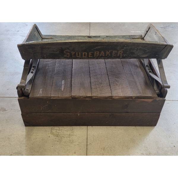 *Pick Up At Mantua Home-No Shipping Available* Fascinating Vintage Studebaker Box Wagon Seat In Amaz