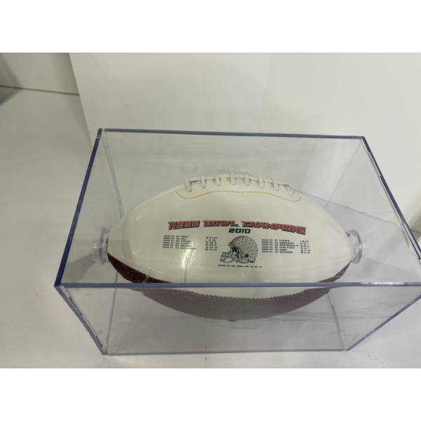 Rose Bowl Game signed Football - January 1, 2010 Pasadena, CA - Ohio State - #90 - Go Bucks 